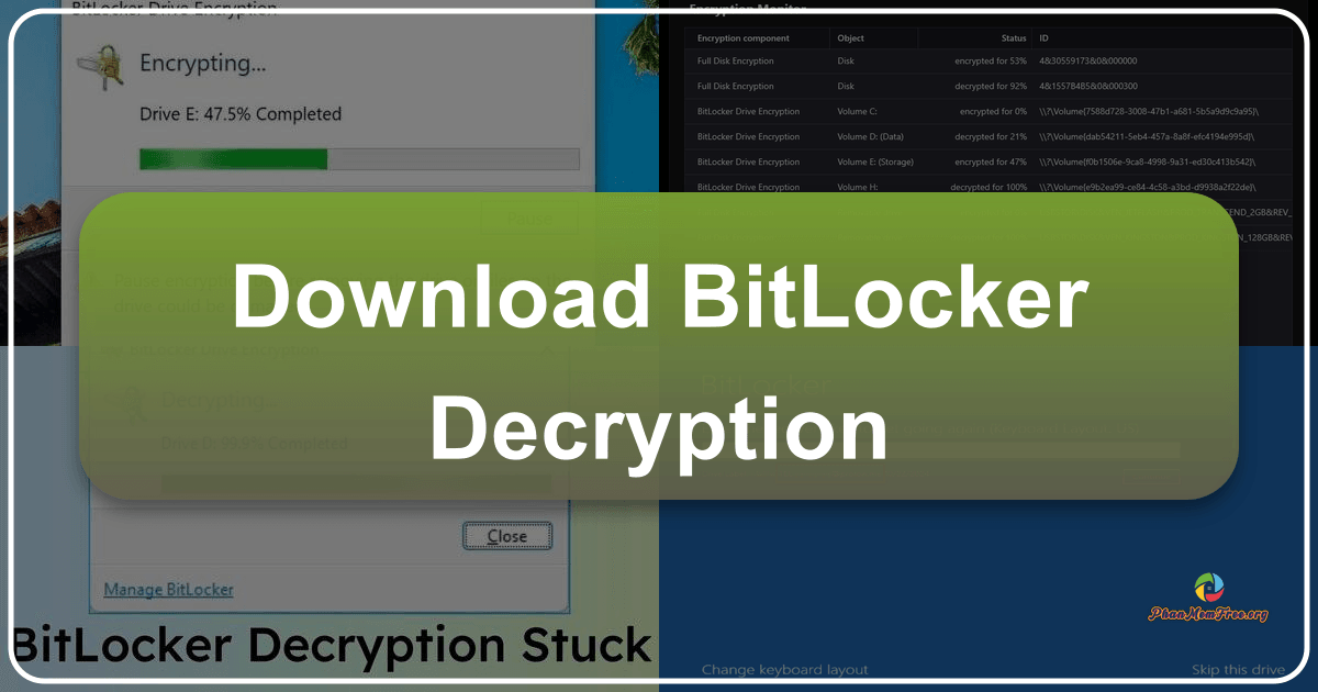 Recover data from BitLocker-encrypted drives with various methods and software solutions. /images/download-bitlocker-decryption.png