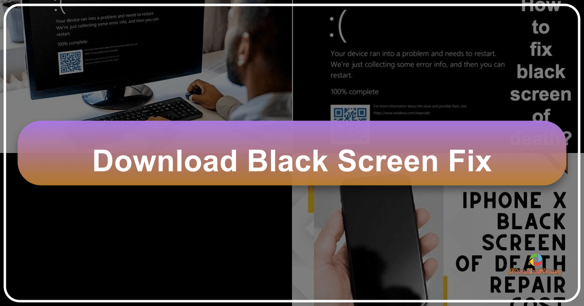 Hướng dẫn khắc phục lỗi màn hình đen chết chóc trên Windows bằng Black Screen Fix. /images/download-black-screen-fix.png