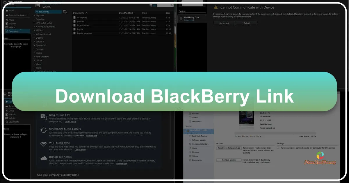 BlackBerry Link: Cầu Nối Hoàn Hảo Giữa BlackBerry 10 và Máy Tính