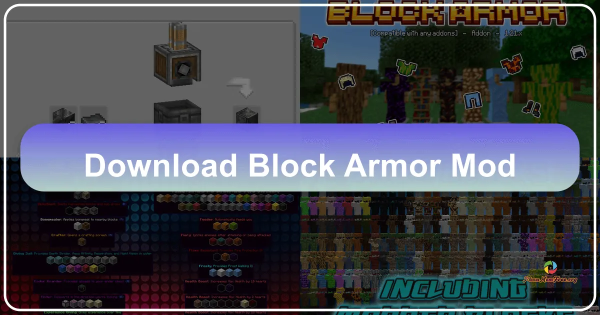 Block Armor Mod: Thêm lớp áo giáp vững chắc cho cuộc phiêu lưu Minecraft của bạn