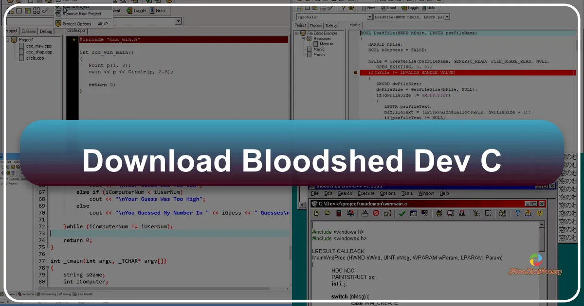 Bloodshed Dev-C++: Môi trường phát triển C/C++ miễn phí và mạnh mẽ