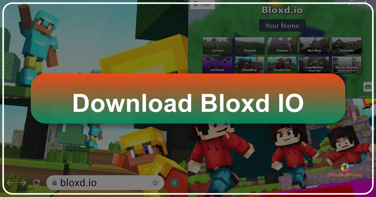 Tải Bloxd IO: Khám Phá Thế Giới Sandbox Đa Dạng Ngay Trên Trình Duyệt Của Bạn