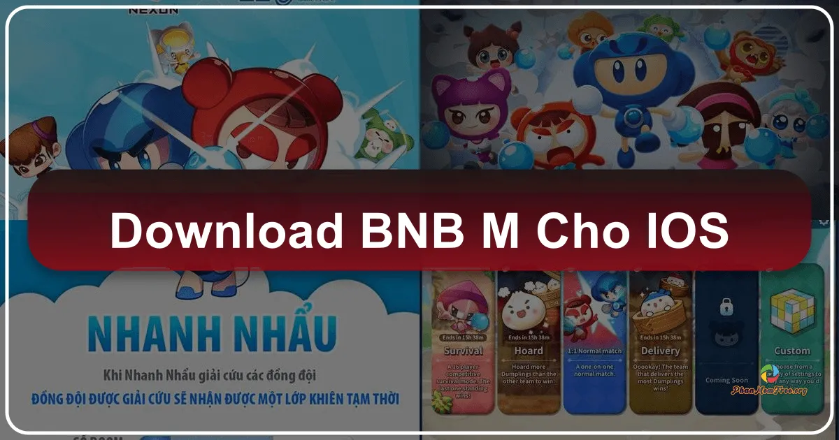 Boom M cho iOS: Trải nghiệm game đặt bom huyền thoại trên iPhone/iPad