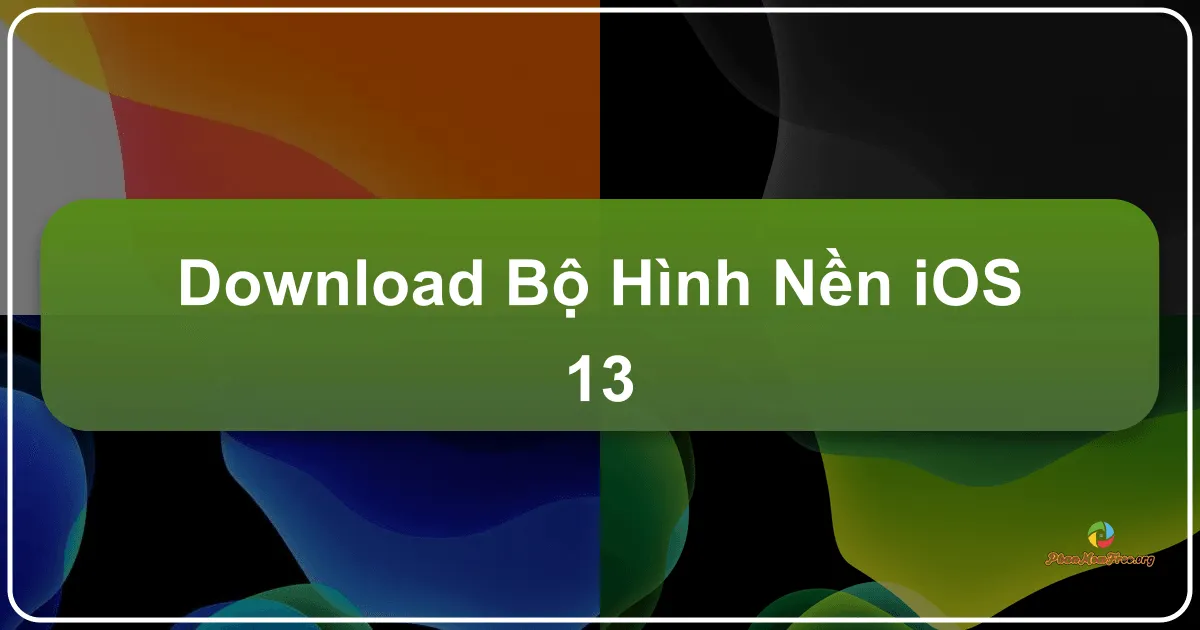 Bộ Hình Nền iOS 13 và Các Phiên Bản Sau: Khám Phá Thế Giới Hình Ảnh Trên iPhone