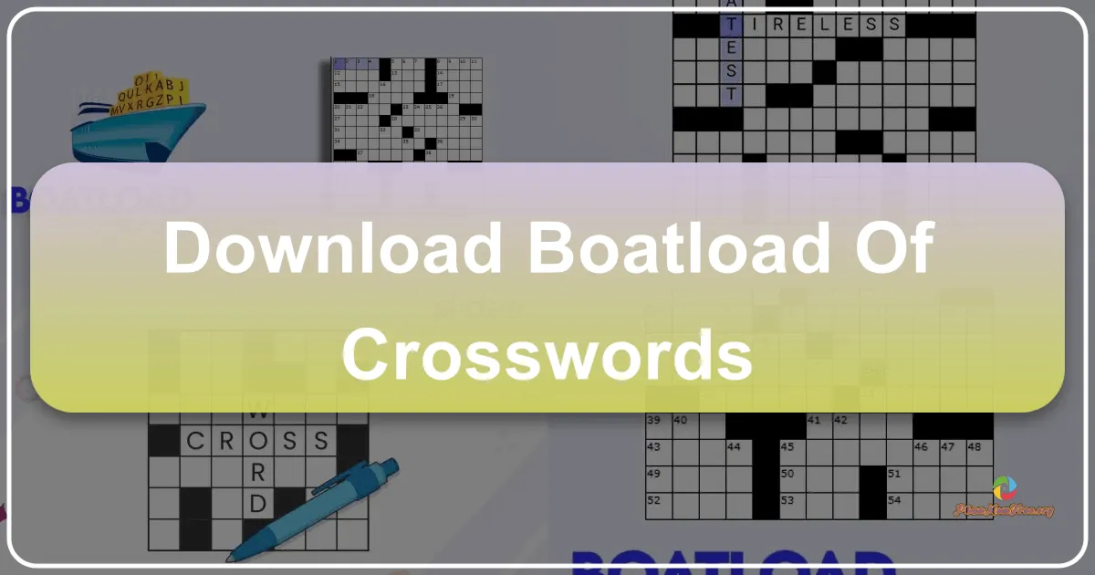 Boatload of Crosswords: A Retro Puzzle Game Review