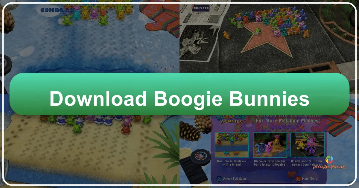 Boogie Bunnies: A Colorful Puzzle Adventure for All Ages