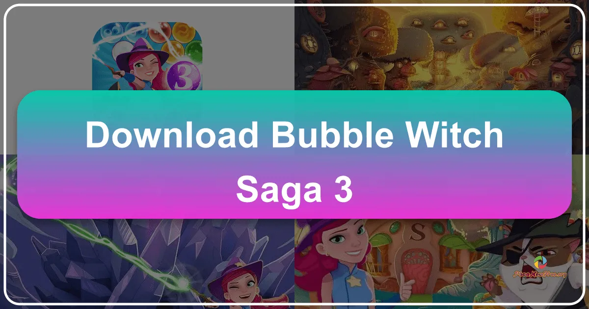 Bubble Witch Saga 3: A Charming Bubble-Popping Adventure