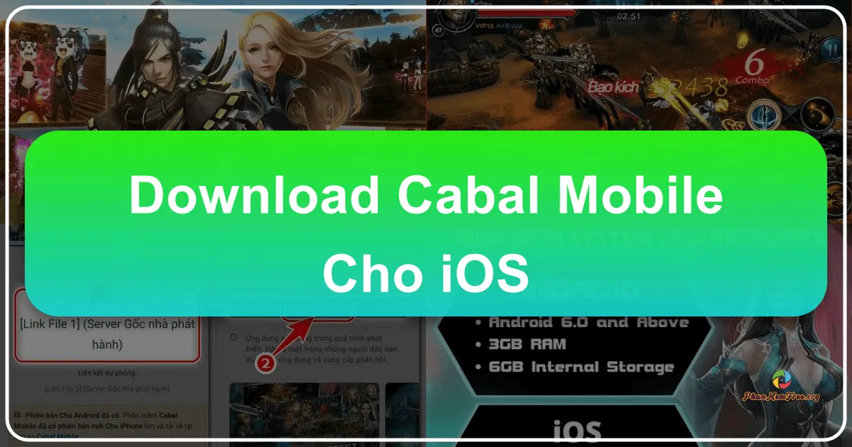 Cabal M: Heroes of Nevareth cho iOS – Trải Nghiệm MMORPG Hoành Tráng Trên Di Động
