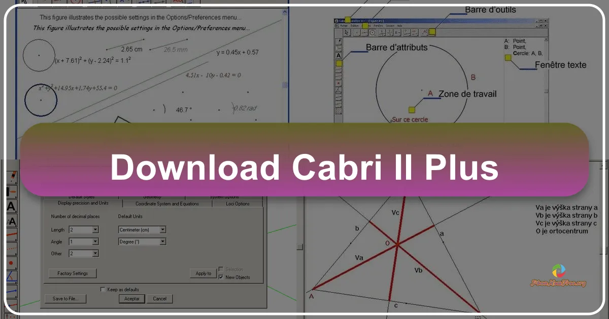 Cabri II Plus: Phần mềm vẽ hình học và hỗ trợ giải toán hiệu quả