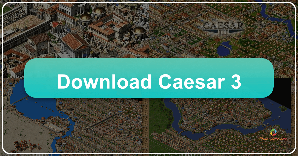 Caesar 3: A timeless city-building strategy game with historical depth and engaging gameplay mechanics. /images/download-caesar-3.png
