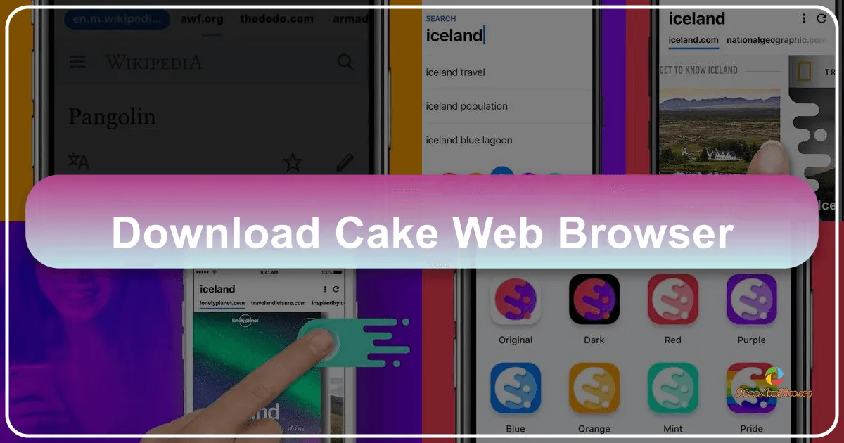 Cake Web Browser: A Free VPN, Fast, Private, and Ad-Blocking Browser