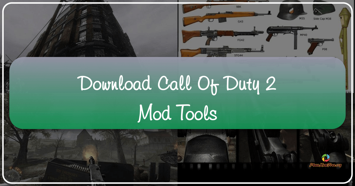 Call of Duty 2 mod tools enhance WWII gameplay with custom content and community creations. /images/download-call-of-duty-2-mod-tools.png