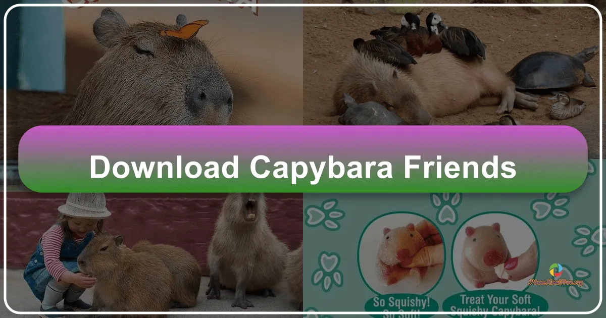 Capybara Friends: A Delightful Dive into Plushy Paradise