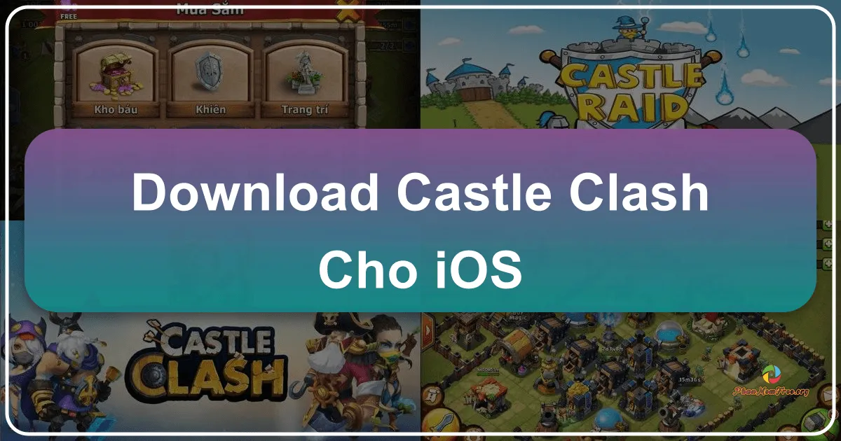 Castle Clash cho iOS: Đế chế Huyền Thoại trong Tầm Tay
