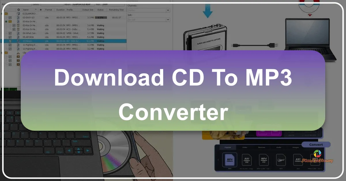 Chuyển Đổi CD sang MP3: Giới thiệu phần mềm Free CD to MP3 Converter