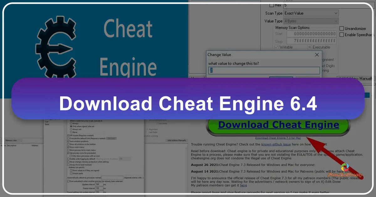 Cheat Engine 6.4: Công cụ mạnh mẽ để tùy chỉnh trải nghiệm chơi game