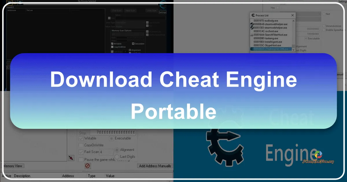 Cheat Engine Portable: Công cụ chỉnh sửa thông số game mạnh mẽ và linh hoạt