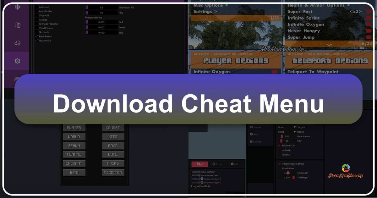 Exploring the world of cheat menus in gaming, their functions, ethics, and impact on the gaming community and experience. /images/download-cheat-menu.png