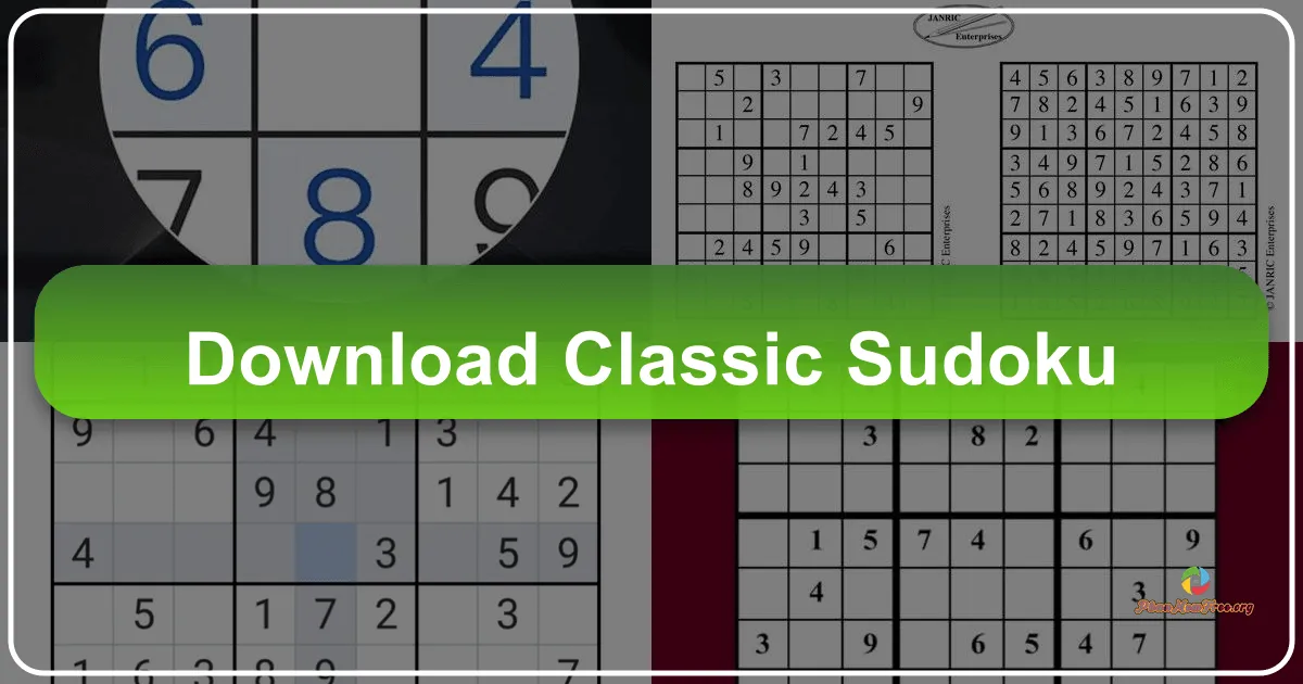 Classic Sudoku: A Timeless Puzzle Game