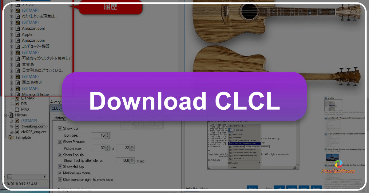 CLCL is a lightweight clipboard manager for Windows with enhanced functionality and customization options. /images/download-clcl.png