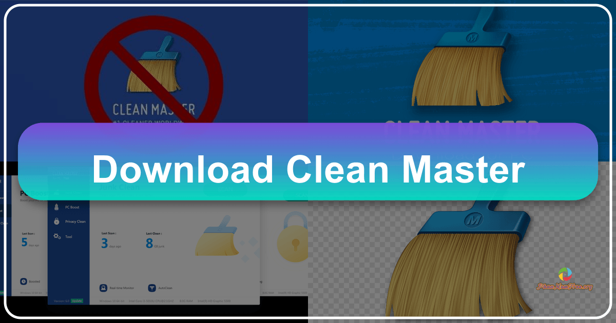 Clean Master for PC: a powerful optimization tool for Windows with junk removal and privacy protection features. /images/download-clean-master.png