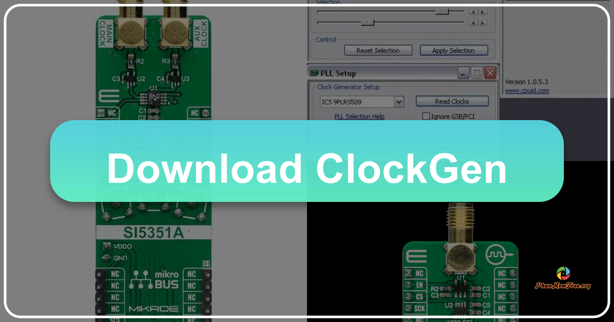 ClockGen: a software for CPU clock speed control with basic functionality and limitations. /images/download-clockgen.png