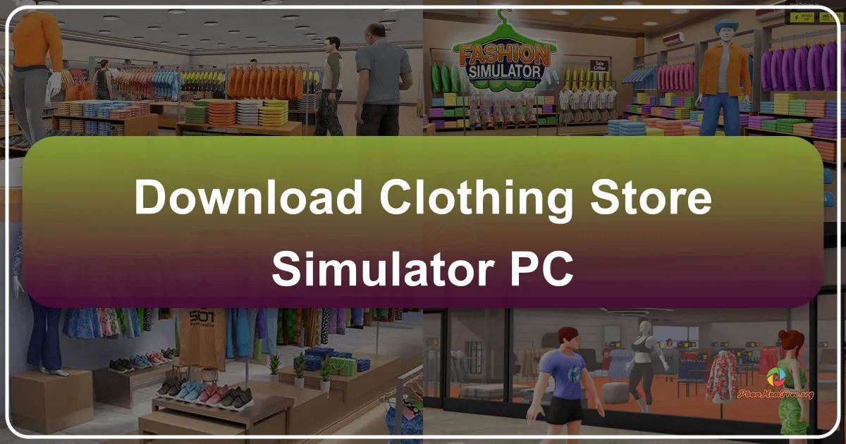 Clothing Store Simulator: Trải nghiệm chân thực của một ông chủ thời trang