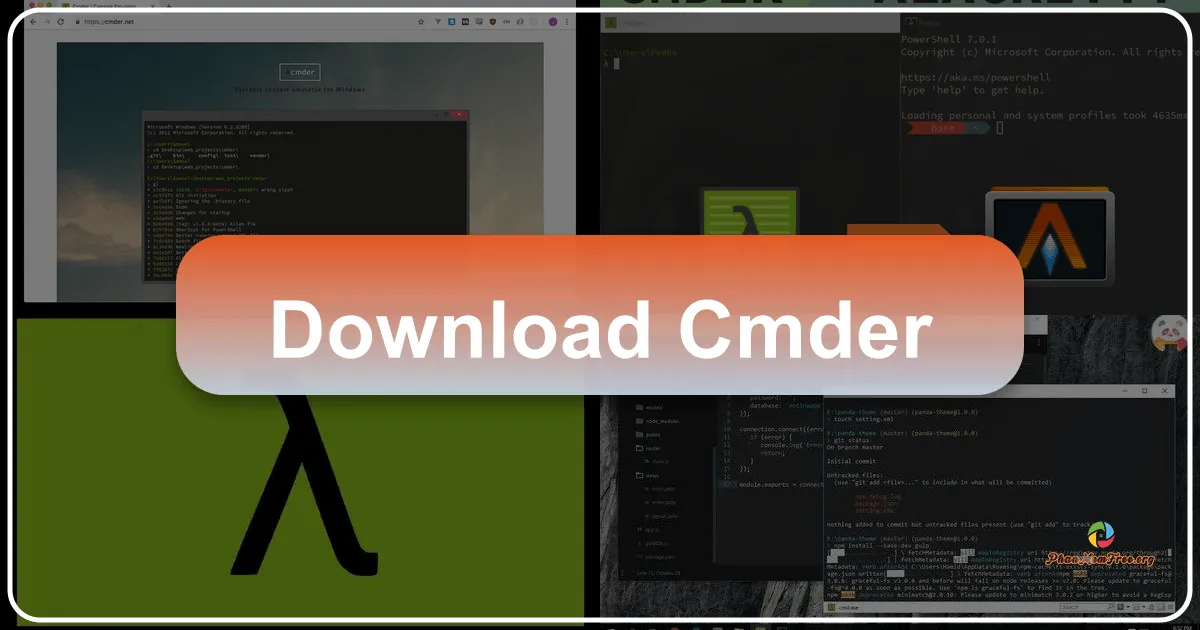 cmder: A Powerful and Portable Console Emulator for Windows