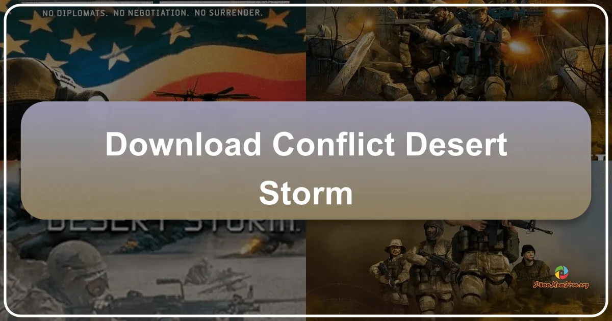 Conflict: Desert Storm - A Deep Dive into a Tactical Action Game