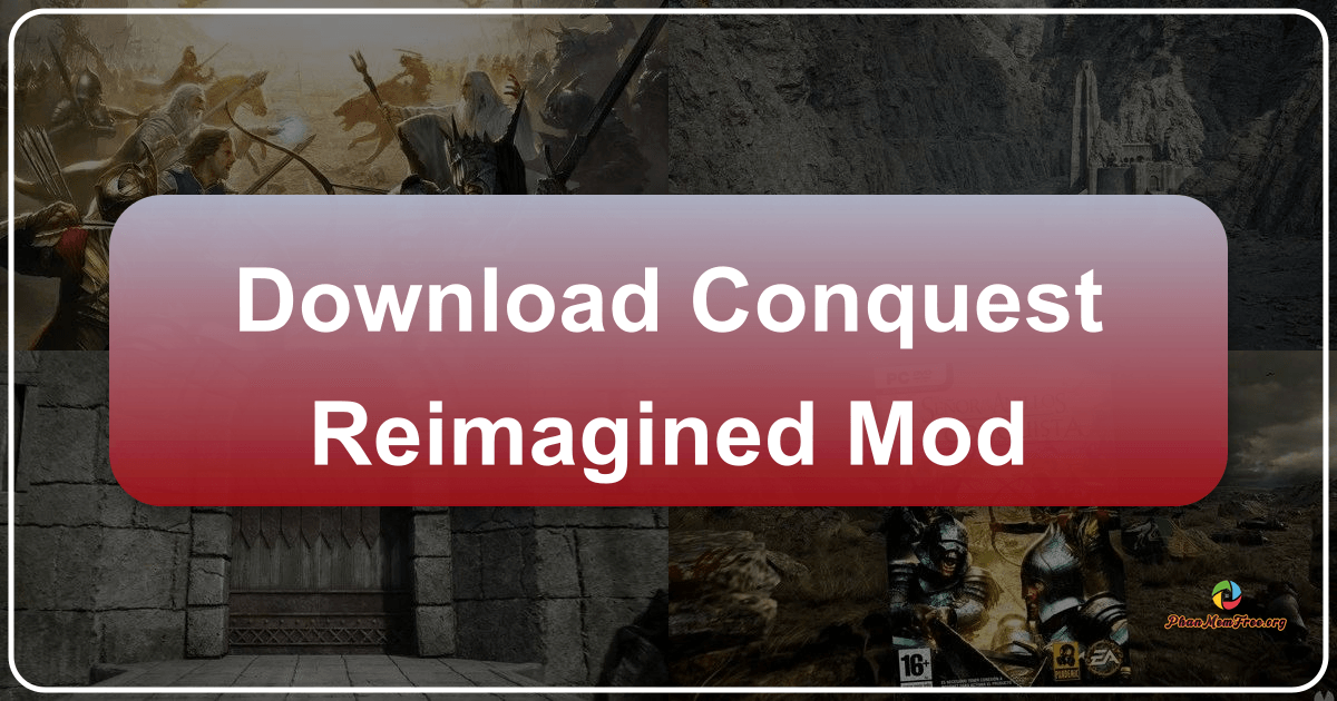 Conquest: Reimagined Mod overhauls Lord of the Rings: Conquest with modern graphics and enhanced gameplay mechanics. /images/download-conquest-reimagined-mod.png