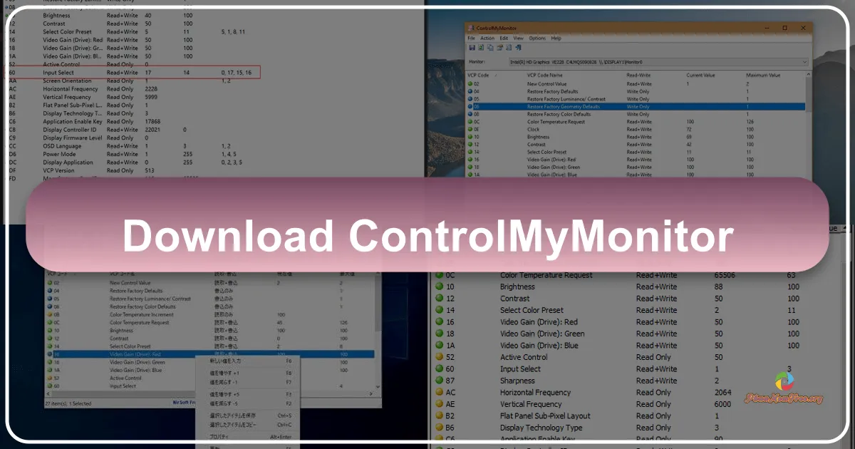 ControlMyMonitor: A Comprehensive Guide to PC Monitor Control