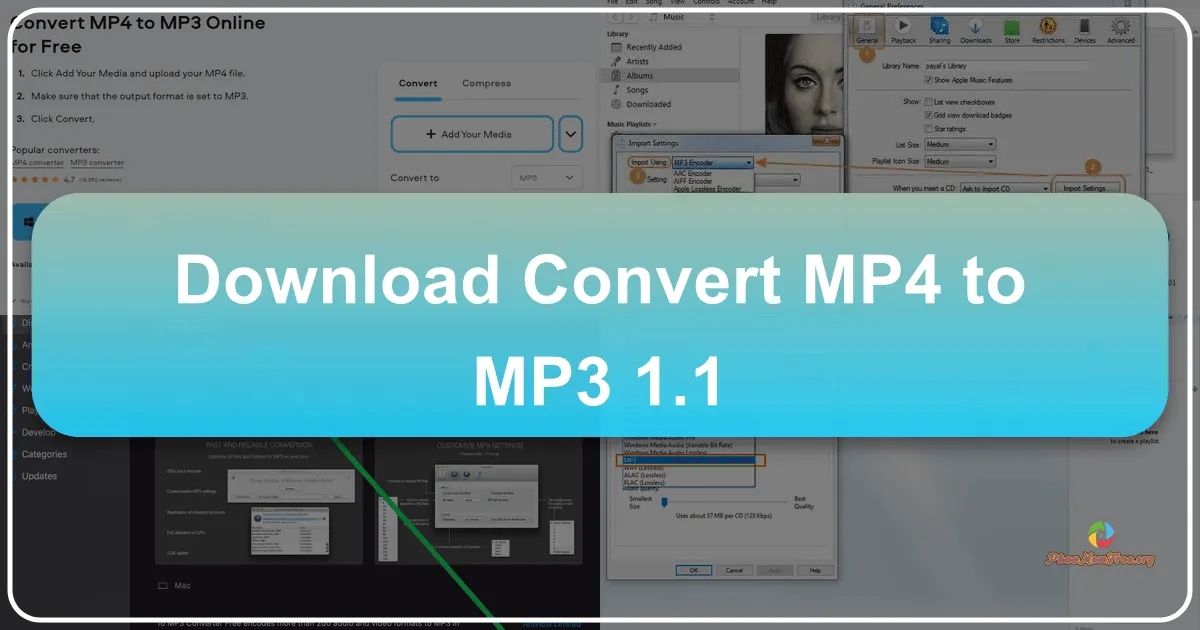 Chuyển đổi file MP4 sang MP3 với Convert MP4 to MP3 1.2