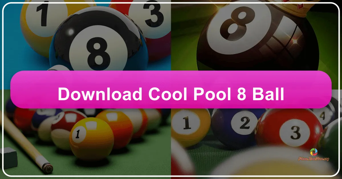 Cool Pool 8 Ball: Trải Nghiệm Bida 3D Trên Máy Tính Của Bạn