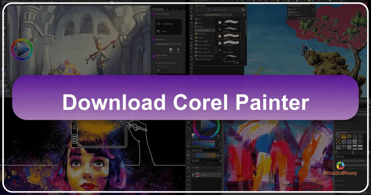 Corel Painter: Trải Nghiệm Hội Họa Kỹ Thuật Số Chuyên Nghiệp