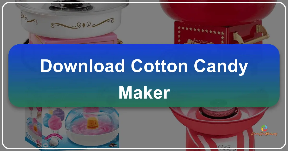Cotton Candy Maker: Trải Nghiệm Làm Kẹo Bông Ngọt Ngào Ngay Tại Nhà Cùng Phanmemfree.org