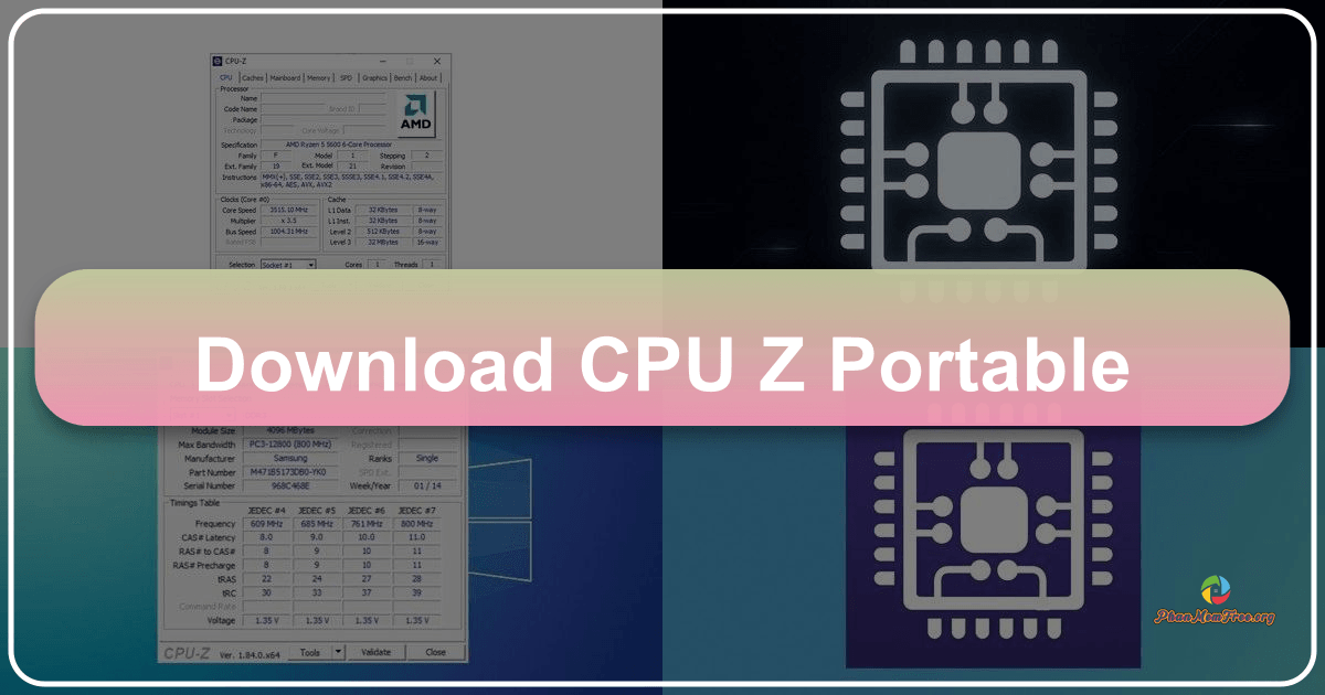 CPU-Z Portable: Công cụ kiểm tra thông tin phần cứng máy tính tiện lợi và di động. /images/download-cpu-z-portable.png