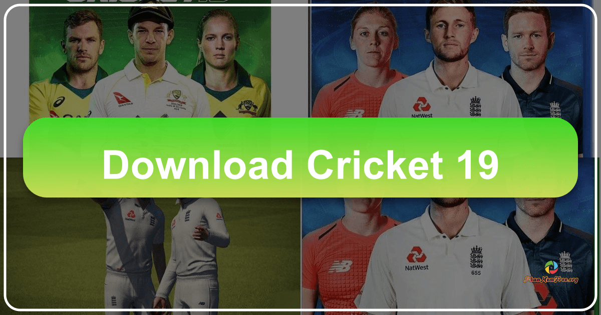 Cricket 19 offers a realistic and immersive cricket experience with diverse game modes and career progression. /images/download-cricket-19.png