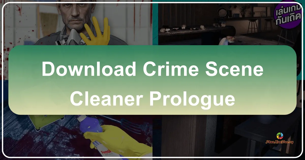 Crime Scene Cleaner: Prologue – A Deep Dive into the Grimy Underbelly of Strategic Cleanup