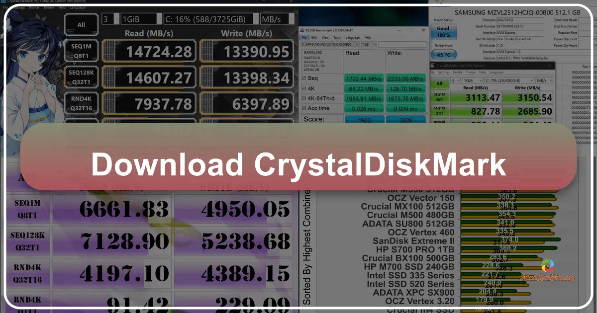 CrystalDiskMark: Công cụ đánh giá hiệu suất ổ cứng mạnh mẽ và dễ sử dụng
