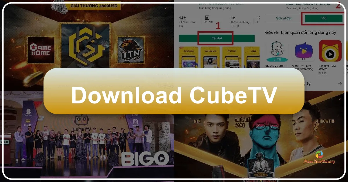 CubeTV: Nền tảng Livestream Game Toàn Cầu