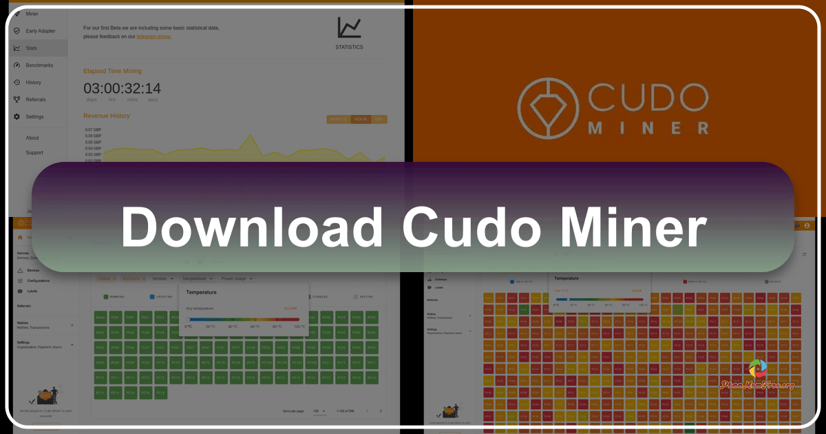 Cudo Miner streamlines cryptocurrency mining with centralized control and automation features for optimized operations. /images/download-cudo-miner.png