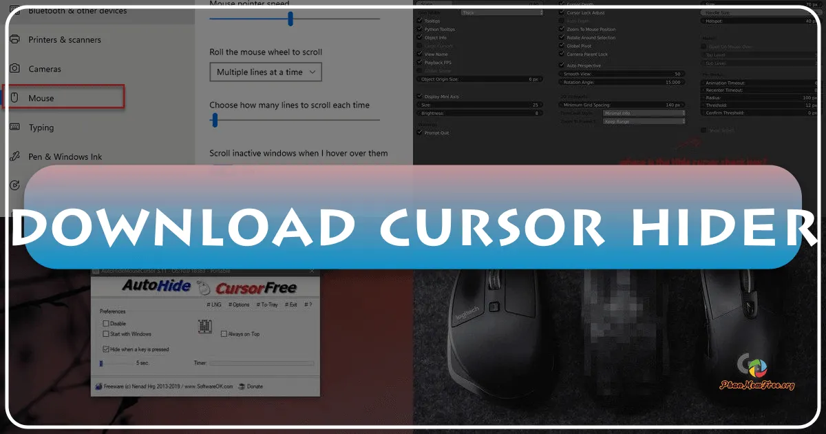 Cursor Hider: A Productivity Tool for Minimizing Distractions
