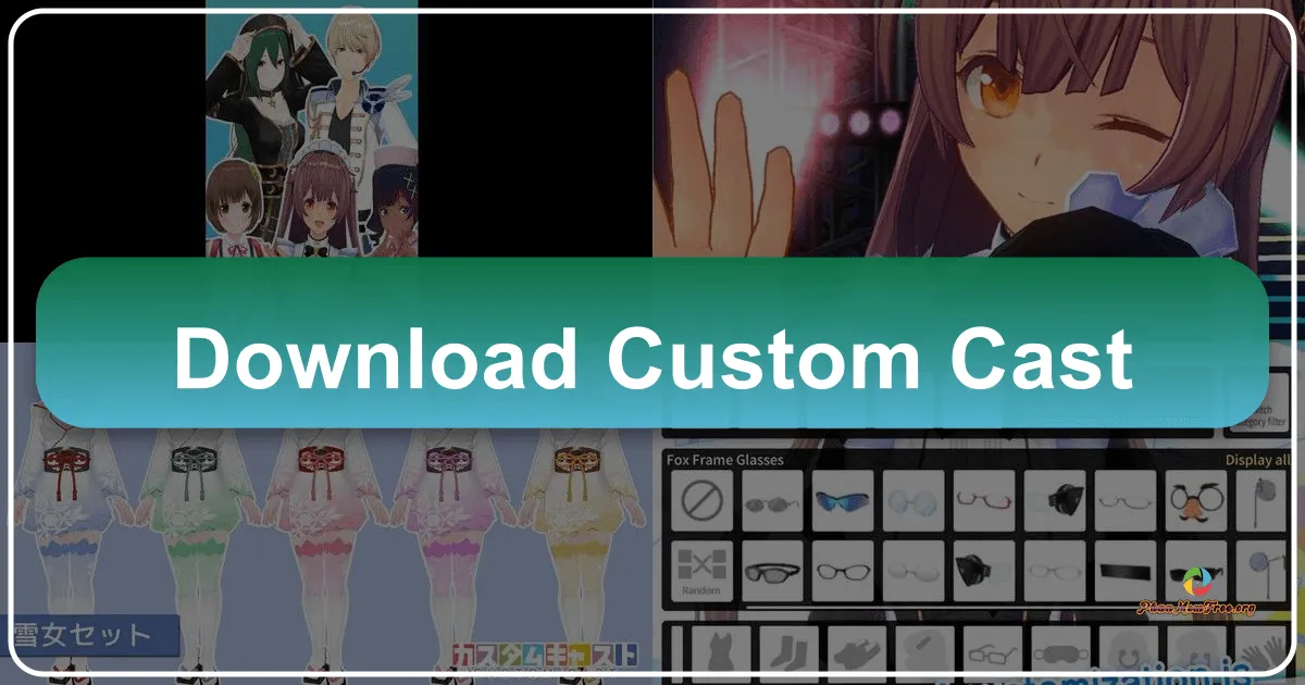 CUSTOM CAST: Your 3D Avatar Creation Studio