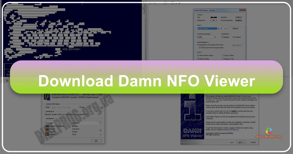 DAMN NFO Viewer: a simple yet powerful tool for viewing NFO and DIZ files with accuracy. /images/download-damn-nfo-viewer.png