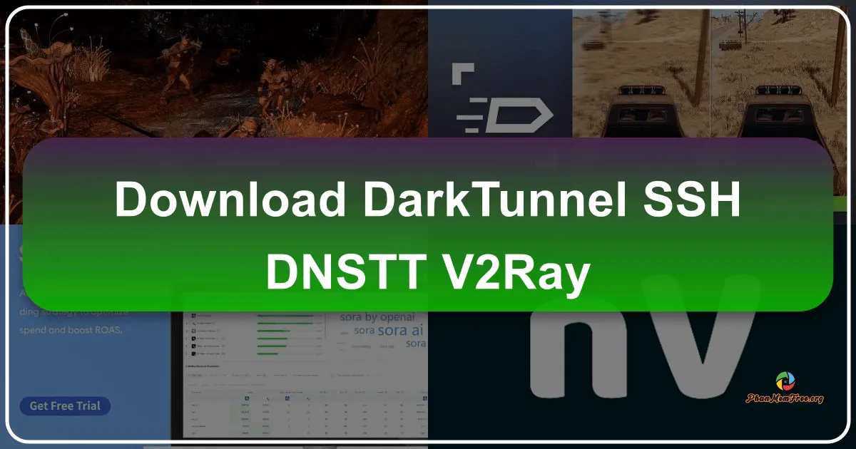 DarkTunnel - SSH DNSTT V2Ray: Enhanced Online Security and Privacy