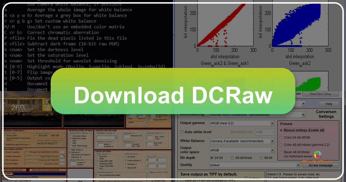 Discover dcraw, a powerful command-line tool for converting RAW image files with precision and flexibility. /images/download-dcraw.png