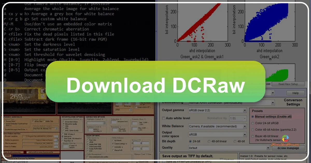 dcraw: A Powerful Command-Line RAW Image Converter