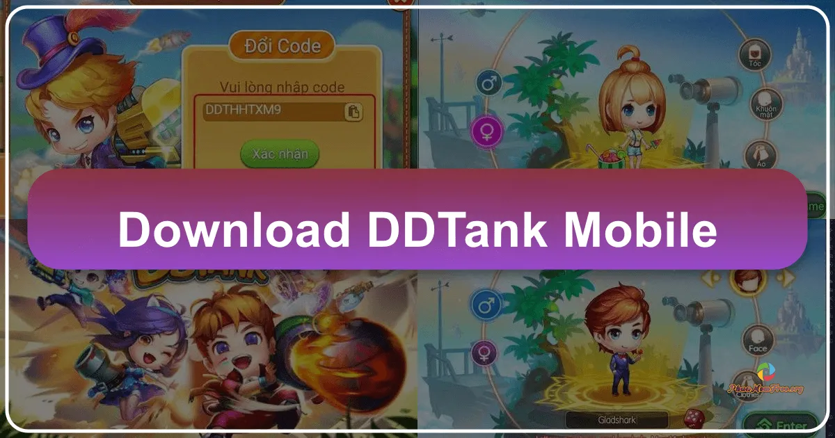 DDTank Mobile: Trải nghiệm bắn súng tọa độ kinh điển trên di động và PC