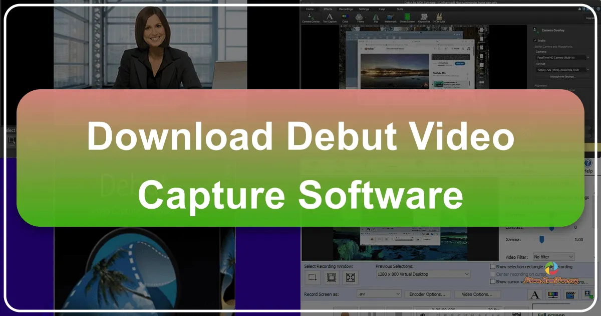 Debut Video Capture: Phần mềm quay video màn hình đa năng và dễ sử dụng