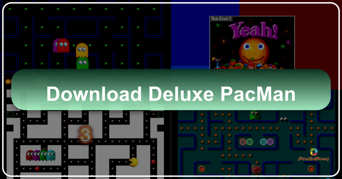 Deluxe Pac-Man: A nostalgic arcade game with modern tweaks and community features for enhanced gameplay experience. /images/download-deluxe-pacman.png